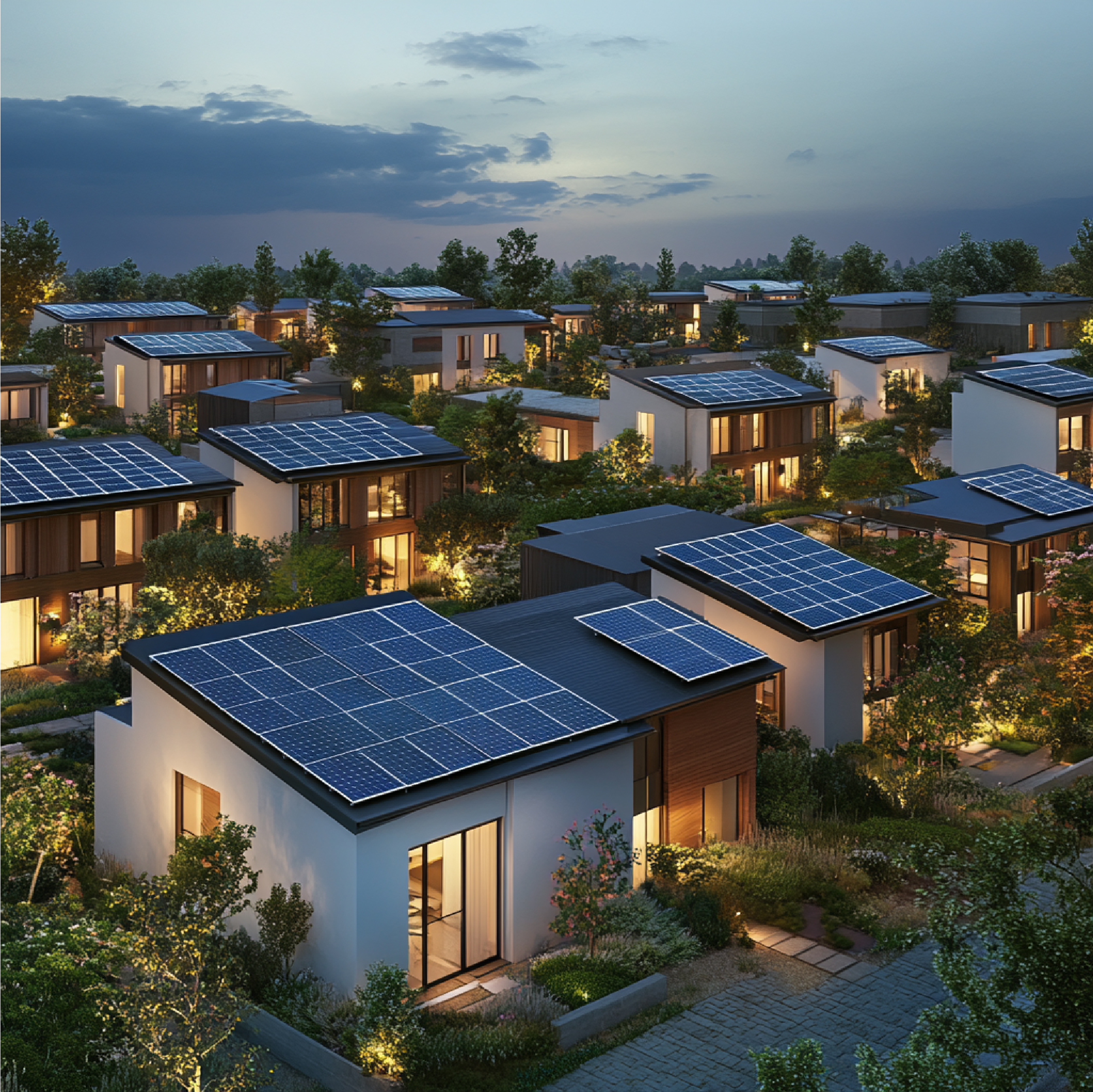 On-grid solar system rooftop