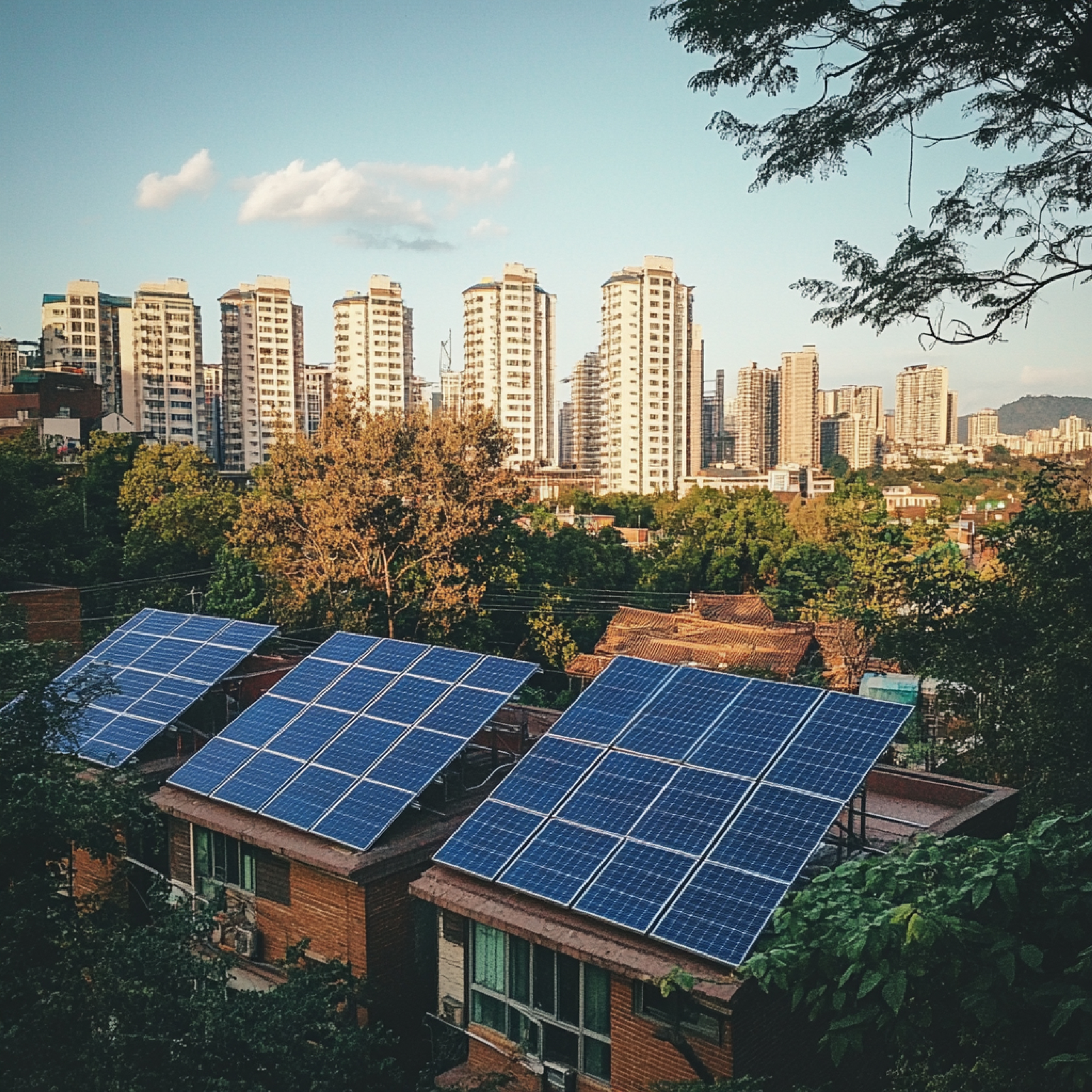 On-grid solar system rooftop